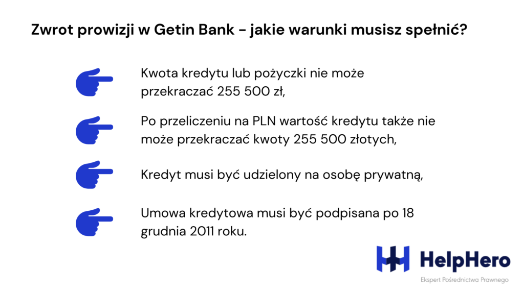 Jak Otrzymać Zwrot Prowizji W Getin Bank? - Help Hero - Ekspert Pośrednictwa Prawnego